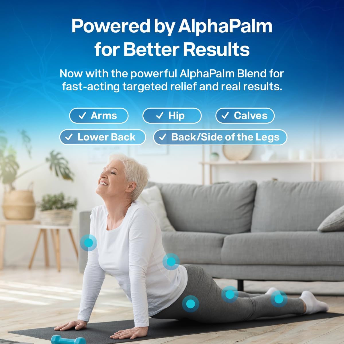 SciatiEase Sciatic Nerve Health Support Supplement - Nerve Support Formula with AlphaPalm, Pea, Vitamin B Complex, Alpha Lipoic Acid 300mg - 120 Capsules