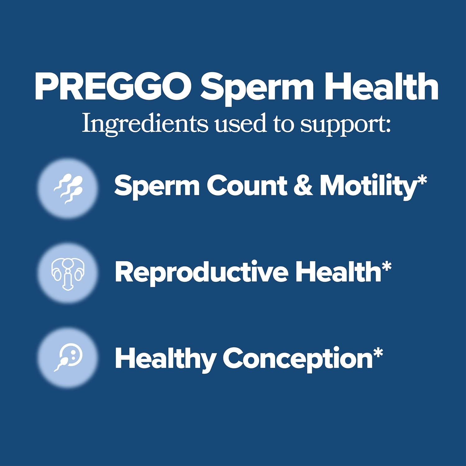 O Positiv Preggo Sperm Health Capsules for Men - OBGYN-Formulated for Improved Sperm Count & Motility with Tongkat Ali, NAC, Alpha Lipoic Acid – Male Reproductive Health, 60 Count (Pack of 1)